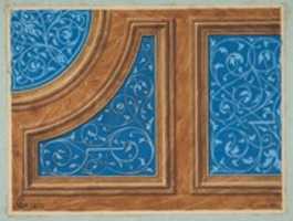 Free download Partial design for wood panneling inlaid with painted panels free photo or picture to be edited with GIMP online image editor