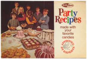 Free download Party Recipes Make With Your Favorite Candies c1970 free photo or picture to be edited with GIMP online image editor