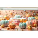 Pastel pumpkins  screen for extension Chrome web store in OffiDocs Chromium