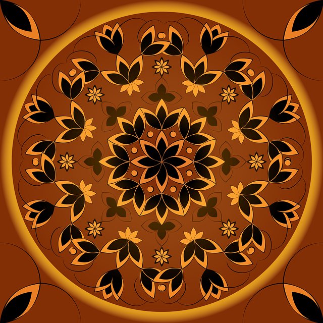 Free download Pattern Yellow Orange -  free illustration to be edited with GIMP free online image editor