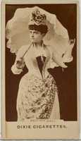 Free download Pauline Hall, from the Actors and Actresses series (N45, Type 7) for Dixie Cigarettes free photo or picture to be edited with GIMP online image editor