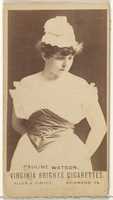 Free download Pauline Watson, from the Actors and Actresses series (N45, Type 1) for Virginia Brights Cigarettes free photo or picture to be edited with GIMP online image editor