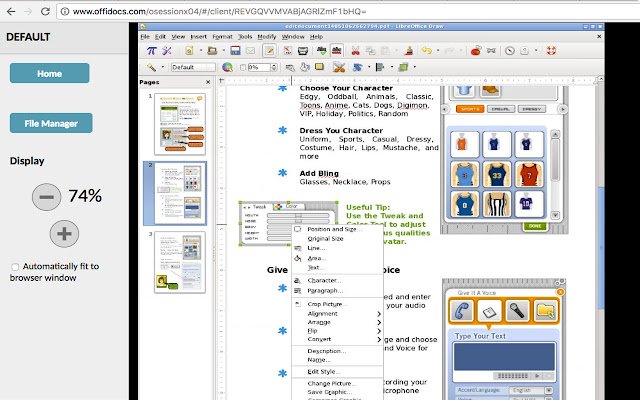 PDF Editor online webextensie