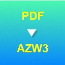 PDF to AZW3 Converter  screen for extension Chrome web store in OffiDocs Chromium