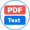 PDF to text  screen for extension Chrome web store in OffiDocs Chromium