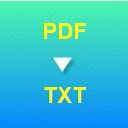 PDF to TXT Converter  screen for extension Chrome web store in OffiDocs Chromium