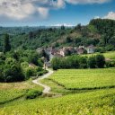Peaceful green village  screen for extension Chrome web store in OffiDocs Chromium
