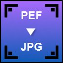 PEF to JPG Converter  screen for extension Chrome web store in OffiDocs Chromium