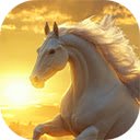 pegasus dreamscape in yellow tones  screen for extension Chrome web store in OffiDocs Chromium