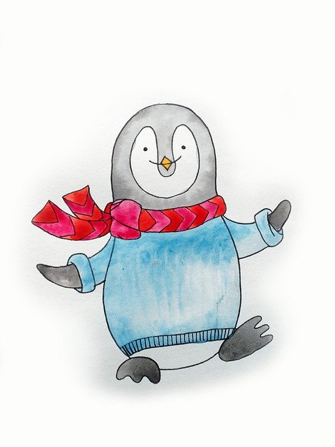 Безкоштовно завантажте безкоштовне зображення з птахом пінгвіна на північний полюс для редагування за допомогою безкоштовного онлайн-редактора зображень GIMP