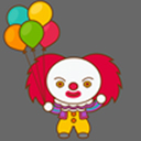 Pennywise con palloncino | Schermata It (film del 2017) per l'estensione del negozio web Chrome in OffiDocs Chromium