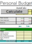 Free download Personal Budget Spreadsheet Microsoft Word, Excel or Powerpoint template free to be edited with LibreOffice online or OpenOffice Desktop online
