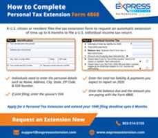 دانلود رایگان Personal Tax Extension Form 4868 عکس یا عکس رایگان برای ویرایش با ویرایشگر تصویر آنلاین GIMP