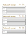 Free download Petty cash template DOC, XLS or PPT template free to be edited with LibreOffice online or OpenOffice Desktop online