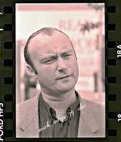Free download Phil Collins Negative At Granada  free photo or picture to be edited with GIMP online image editor