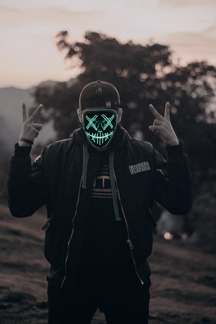 Free download phone wallpaper man mask model free picture to be edited with GIMP free online image editor