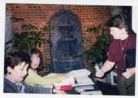 Free picture Photograph, AAUW Meeting on Childcare, February 1999, Registration to be edited by GIMP online free image editor by OffiDocs