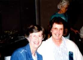 Free download Photograph, SE Atlantic Conference, June 1998, Nancy Hughes and Woman free photo or picture to be edited with GIMP online image editor