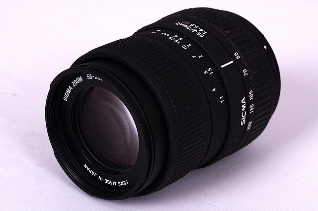 Free download photography black lens zoom 55 200 free picture to be edited with GIMP free online image editor