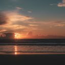 Photo of Beach During Sunset  screen for extension Chrome web store in OffiDocs Chromium