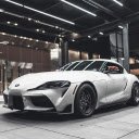 Photo Of Supra Parked In Front Of Building  screen for extension Chrome web store in OffiDocs Chromium