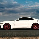 Photo of White Mustang Parked on Asphalt Road  screen for extension Chrome web store in OffiDocs Chromium
