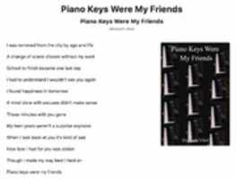 Free download Piano Keys Were My Friends free photo or picture to be edited with GIMP online image editor