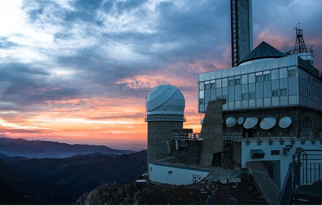 Gratis download pic du midi franse pyreneeën zonsondergang gratis foto om te bewerken met GIMP gratis online afbeeldingseditor