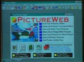 Free download PictureWeb screenshot or photo from Winter CES 1996 (Computer Chronicles episode) free photo or picture to be edited with GIMP online image editor