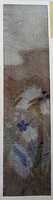 Free download Piece from a Kosode with Cloud, Fans, Plum Blossoms, and Young Pine free photo or picture to be edited with GIMP online image editor