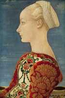 Free download Piero Del Pollaiuolo, Profile Portrait Of A Young Lady free photo or picture to be edited with GIMP online image editor