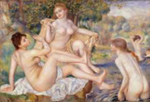 Free download Pierre Auguste Renoir, The Large Bathers free photo or picture to be edited with GIMP online image editor