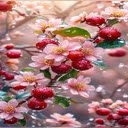 Pink and red peach blossom wallpaper  screen for extension Chrome web store in OffiDocs Chromium