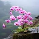 Pink Phalaenopsis orchid potted wallpaper  screen for extension Chrome web store in OffiDocs Chromium