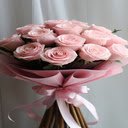 Pink rose bouquet wallpaper  screen for extension Chrome web store in OffiDocs Chromium