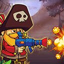 OffiDocs Chromium'daki Chrome web mağazası uzantısı için Pirates vs Zombie Shooting Game ekranı