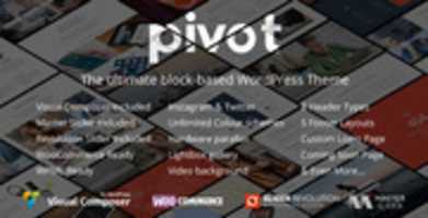 Free download Pivot Responsive Multipurpose WordPress Theme V1.4.3 nulled free photo or picture to be edited with GIMP online image editor