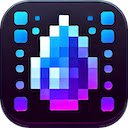 PixelDrop Sidebar Edition  screen for extension Chrome web store in OffiDocs Chromium