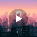 Pixel Lofi City Live Wallpaper New Tab  screen for extension Chrome web store in OffiDocs Chromium