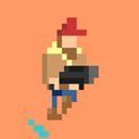 Pixel Zombie Survival Shooter Game  screen for extension Chrome web store in OffiDocs Chromium
