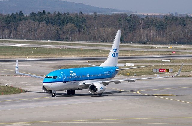 Free download plane klm boeing 737 jet free picture to be edited with GIMP free online image editor