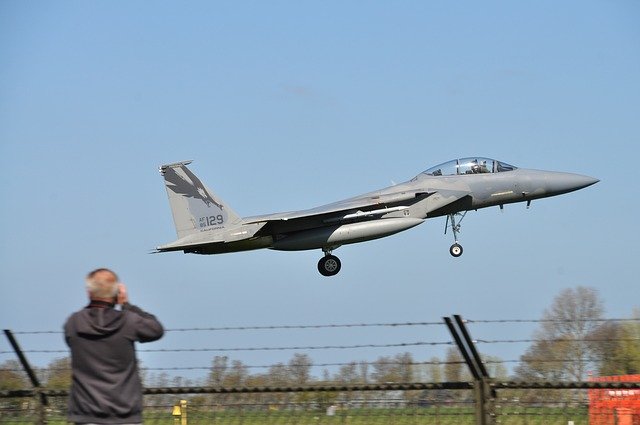Free download plane military airfield f15 jet free picture to be edited with GIMP free online image editor