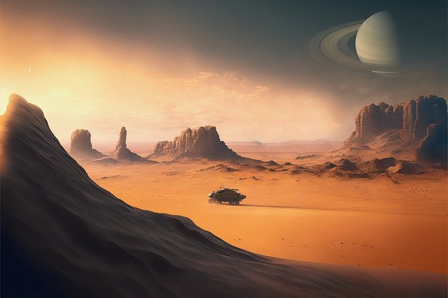 Téléchargement gratuit d'une image gratuite de science-fiction de planète extraterrestre à éditer avec l'éditeur d'images en ligne gratuit GIMP