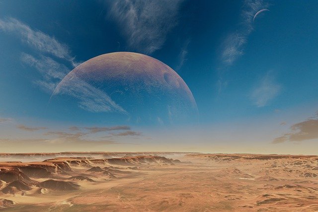 Baixe gratuitamente a imagem gratuita do espaço da lua do planeta para ser editada com o editor de imagens on-line gratuito do GIMP