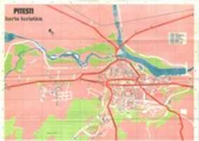 Free download Plan oras Pitesti (1985) free photo or picture to be edited with GIMP online image editor
