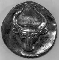 Free download Plaque or lid with a bulls head free photo or picture to be edited with GIMP online image editor