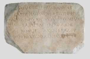Free download Plaque with Greek dedication to Isis, Serapis and Apollo by Komon for the benefit of Ptolemy IV and V free photo or picture to be edited with GIMP online image editor