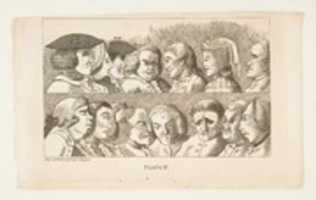 Free download Plate IV, from Rules for Drawing Caricaturas free photo or picture to be edited with GIMP online image editor