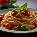 Plate of noodles and cherry tomatoes  screen for extension Chrome web store in OffiDocs Chromium