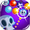 Play Halloween Bubble Shooter Online  screen for extension Chrome web store in OffiDocs Chromium